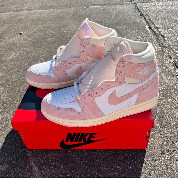 Women’s Nike Air Jordan 1 High Washed Pink Size 9W New In Box - Picture 2 of 7